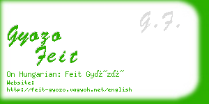 gyozo feit business card